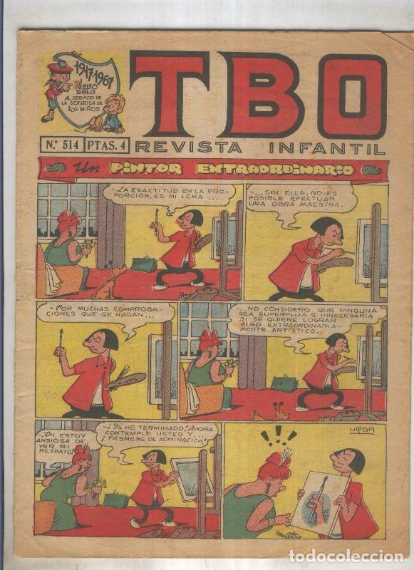 Fumetti: TBO numero 514: Un pintor extraordinario (Urda), (numerado 2 en trasera) - Varios