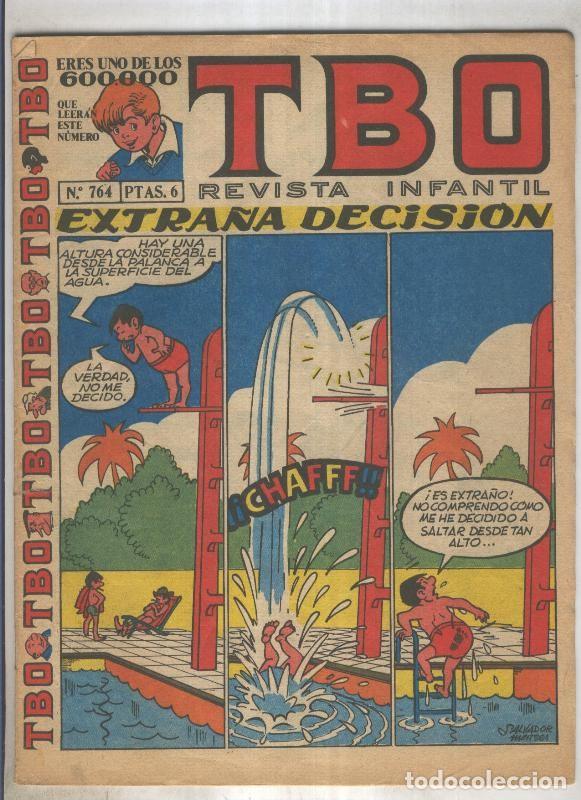 Fumetti: TBO numero 764: Extra&ntilde;a decision (Salvador Mestre), (numerado 4 en trasera) - Varios