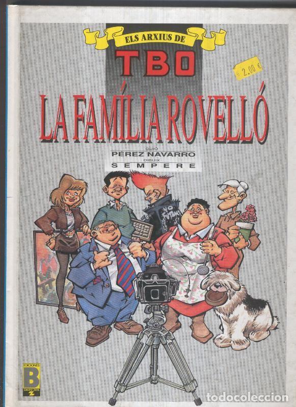 Comics: Els Arxius de TBO volumen 3: La familia Rovello (numerado 2 en interior cubierta) - Perez Navarro y