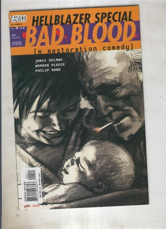 C&oacute;mics: Hellblazr special :bad blood numero 4 - Varios - Foto 1