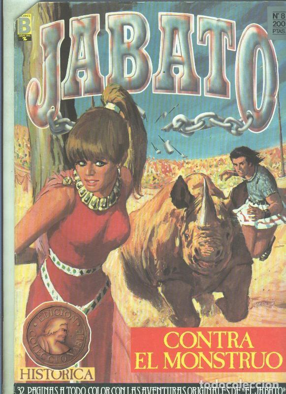 Comics : Jabato edicion historica segunda edicion numero 008: Contra el monstruo (numerado 4 en trasera) - V