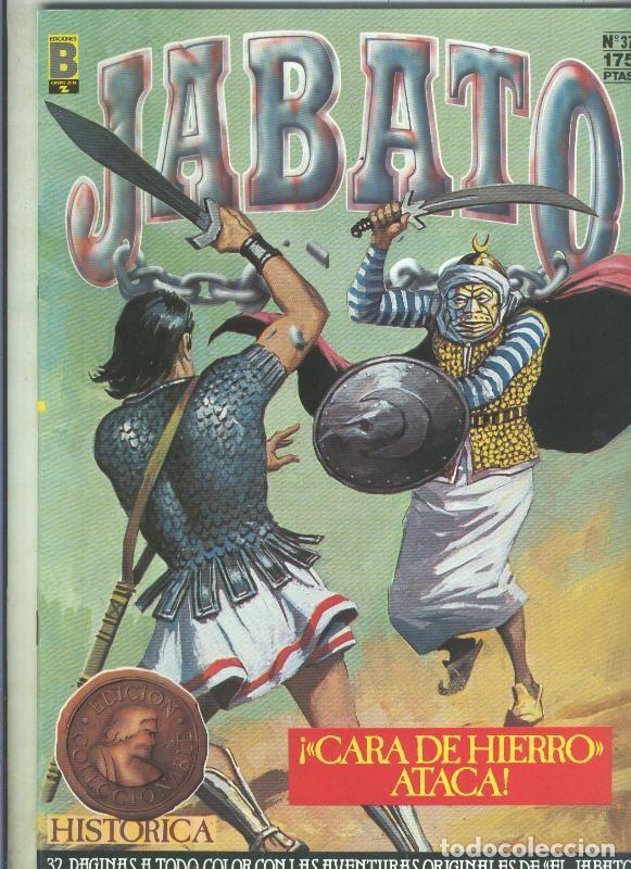 Comics: Jabato edicion historica primera edicion numero 037: Cara de hierro ataca (numerado 1 en trasera) -