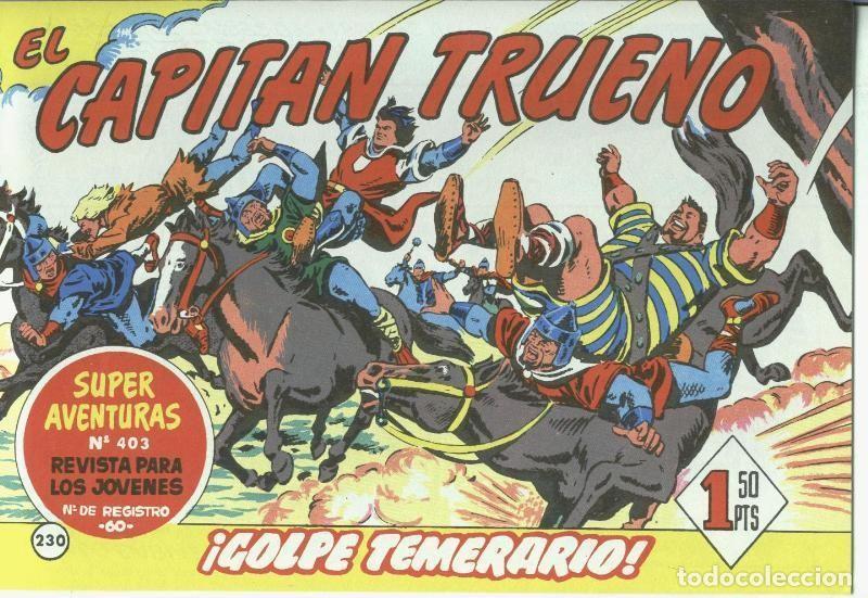 Comics: El Capitan trueno facsimil numero 230: Golpe temerario (numerado 1 en trasera) - Angel Pardo-Victor