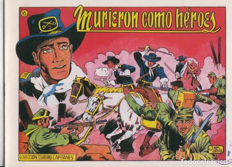 C&oacute;mics: Cuatro Capitanes, facsimil numero 16: Murieron como heroes - Varios - Foto 1