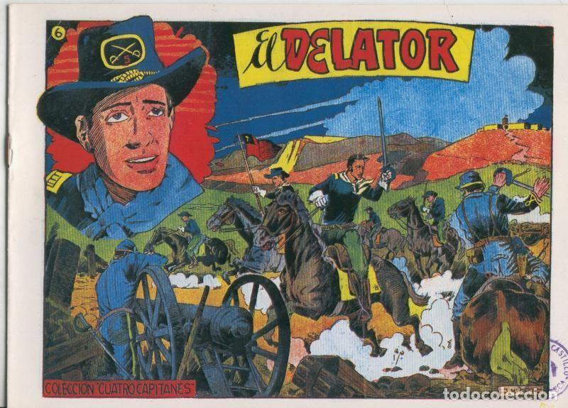 C&oacute;mics: Cuatro Capitanes, facsimil numero 06: El delator - Varios - Foto 1