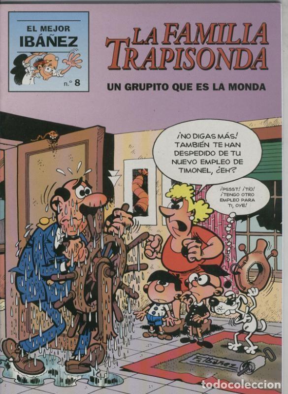 C&oacute;mics: El Mejor Iba&ntilde;ez numero 8: La familia trapisonda (numerado 4 en interior cubierta) - Francisco Iba&ntilde;ez