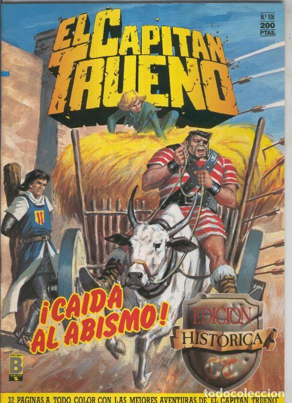 Comics: El Capitan Trueno edicion historica numero 106:Caida al abismo - Victor Mora-Ambros-Pardo-Antonio Be