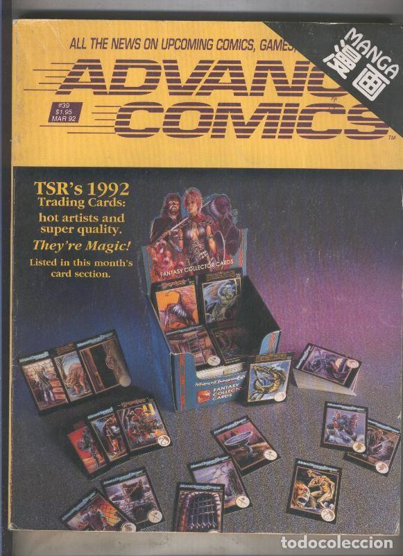C&oacute;mics: Advance comics numero 039, marzo 1992 - Varios - Foto 1