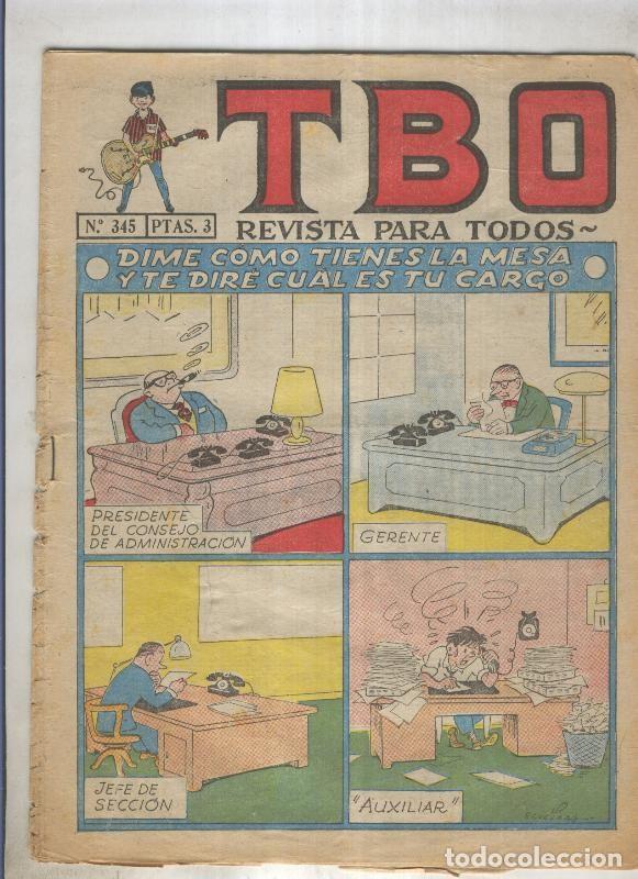 C&oacute;mics: TBO numero 345: Dime como tienes la mesa (Benejam) - Varios