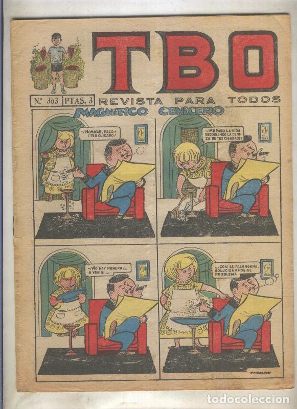 Comics: TBO numero 363: Magnifico cenicero (Moreno), (numerado 2 en trasera) - Varios