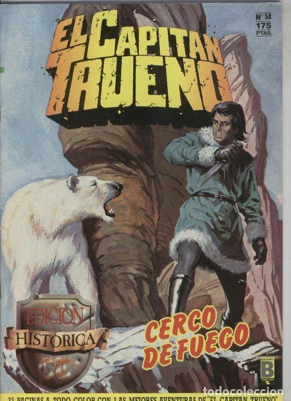 C&oacute;mics: El Capitan Trueno color, edicion Historica numero 058: Cerco de fuego - Victor Mora-Ambros, etc