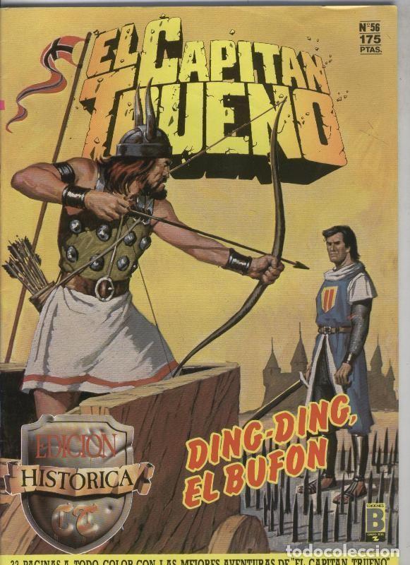 Comics: El Capitan Trueno color, edicion Historica numero 056: Ding Ding el bufon - Victor Mora-Ambros, etc