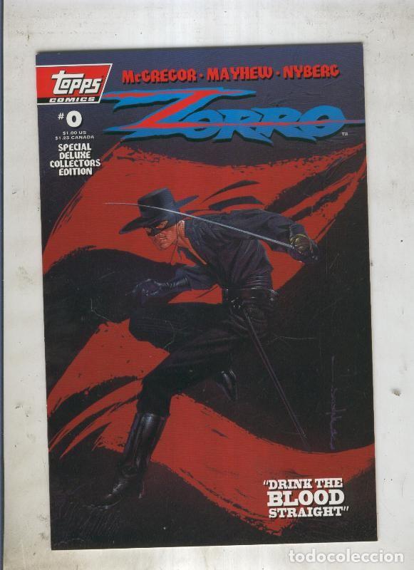 Comics : ZORRO 1993 numero 0 edicion Deluxe Collectors Edition - Don McGregor