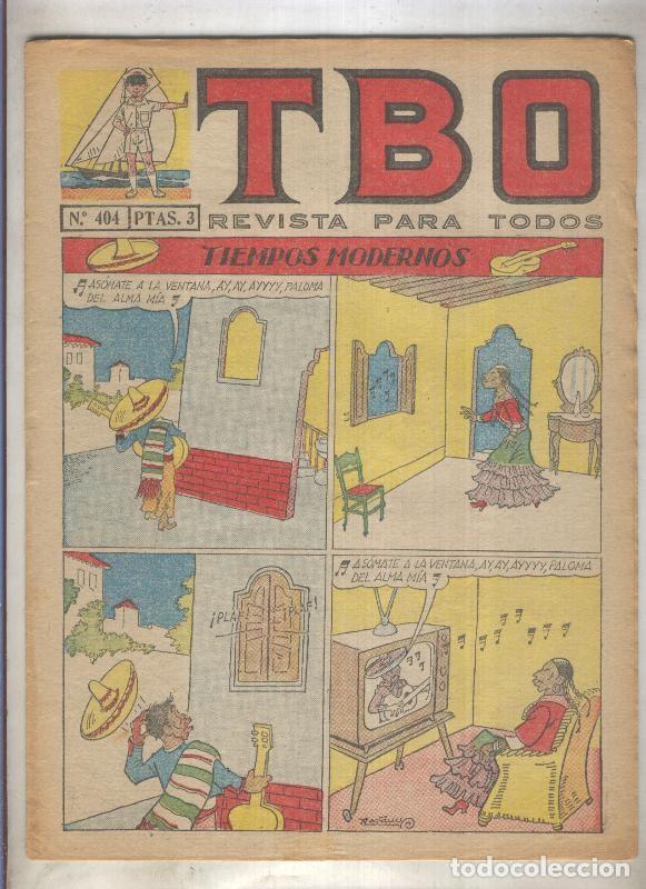 Comics: TBO numero 404: Tiempos modernos (Castanys), (numerado 2 en trasera) - Varios