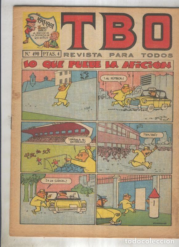 Comics: TBO numero 490: Lo que puede la aficion (Moreno), (numerado 2 en trasera) - Varios