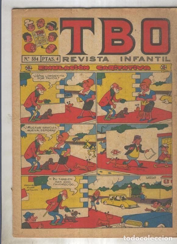 Comics: TBO numero 554: Emulacion caritativa (Urda), (numerado 1 en trasera) - Varios