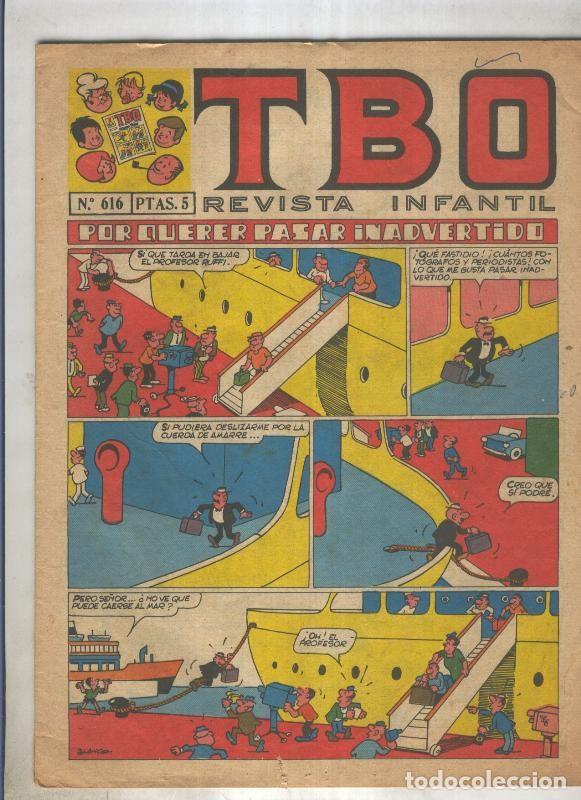 Comics: TBO numero 616: Por querer pasar inadvertido (Blanco), (numerado 1 en trasera) - Varios
