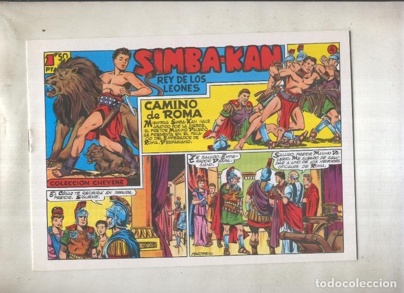 Comics: Simba Kan rey de los leones facsimil numero 04: Camino de Roma - Martinez Osete
