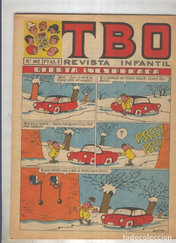 C&oacute;mics: TBO numero 692: Oferta inesperada (Blanco), (numerado 2 en trasera) - Varios
