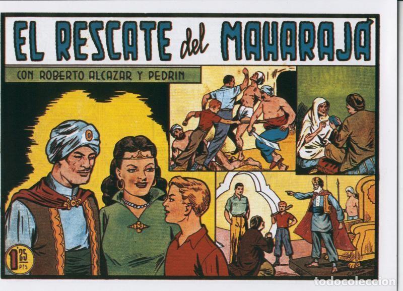 Comics: Roberto Alcazar y Pedrin facsimil numero 0330: El rescate del Maharaja - Varios