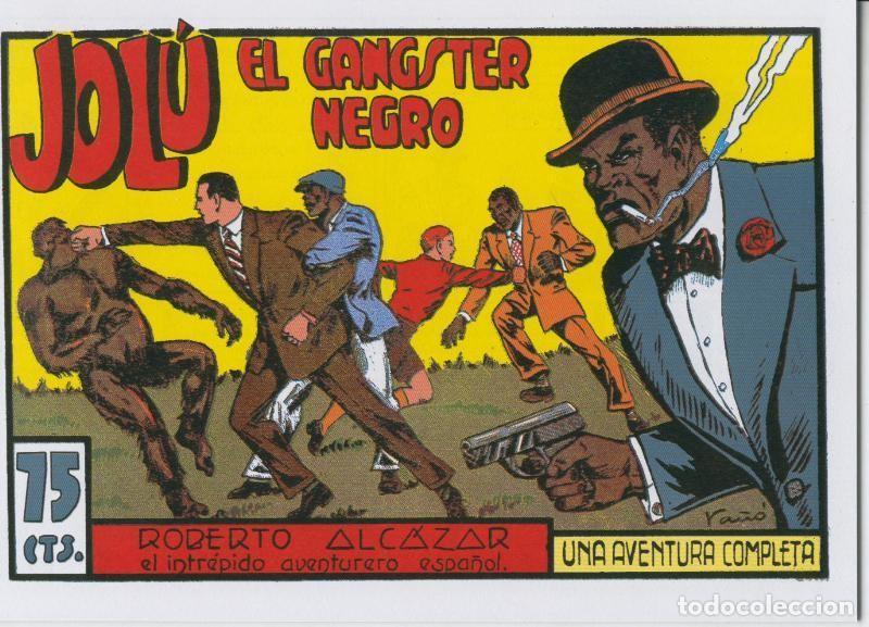 Comics: Roberto Alcazar y Pedrin facsimil numero 0080: Jolu el gangster negro - Varios