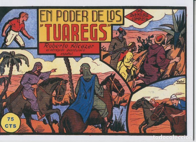 C&oacute;mics: Roberto Alcazar y Pedrin facsimil numero 0018: En poder de los Tuaregs - Varios - Foto 1
