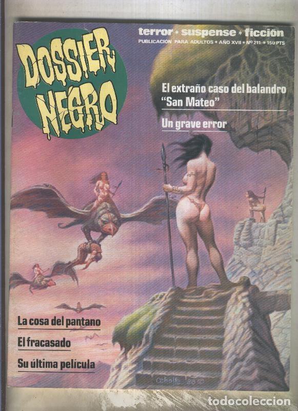 Fumetti: Dossier Negro numero 211 (numerado 3 en trasera) - Varios