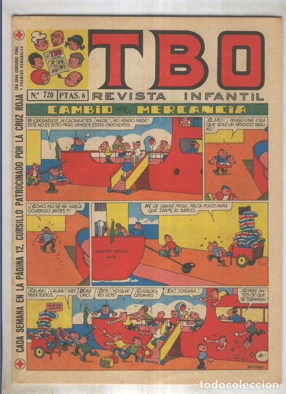 Comics: TBO numero 720: Cambio de mercancia (Blanco), (numerado 2 en trasera) - Varios