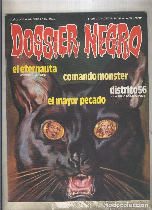 C&oacute;mics: Dossier Negro numero 182 (numerado 1 en trasera) - Varios - Foto 1