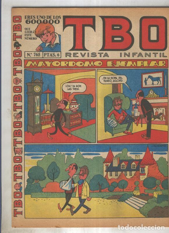 Fumetti: TBO numero 765: Mayordomo ejemplar (Moreno) - Varios