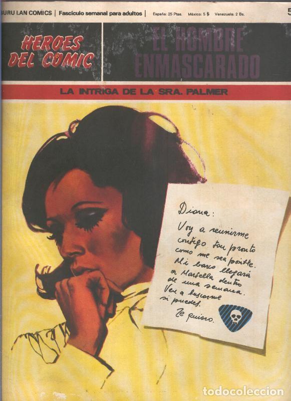 Comics : El Hombre Enmascarado numero 05: La intriga de la Sra. Palmer (numerado 4 en trasera) - Lee Falk-Ra