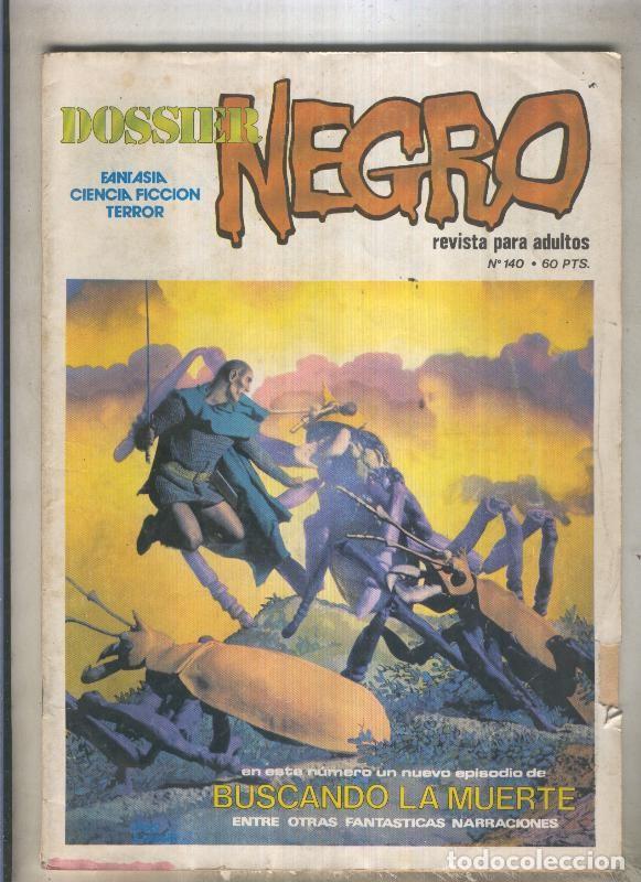 C&oacute;mics: Dossier Negro numero 140 (numerado 2 en trasera) - varios