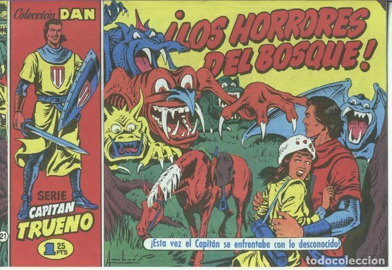 Fumetti: El Capitan Trueno facsimil El Periodico numero 021: Los horrores del bosque - Ambros