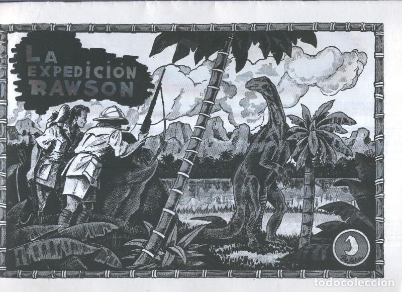 Comics: La expedicion Rawson (ejemplar muestra de imprenta en blanco/negro) - Varios