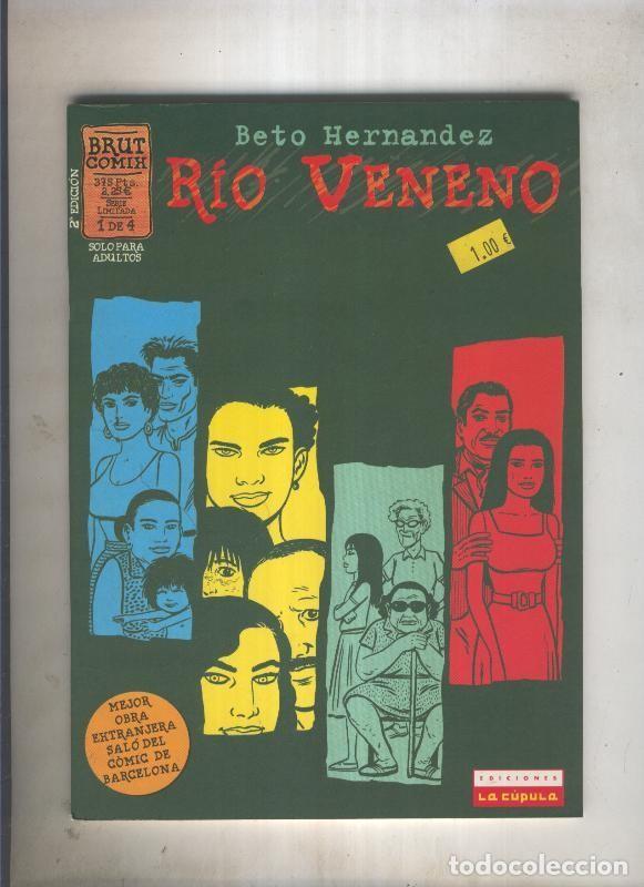 Comics: Brut Comic: Rio veneno numero 1 (reto etiqueta en cubierta) - Beto Hernandez