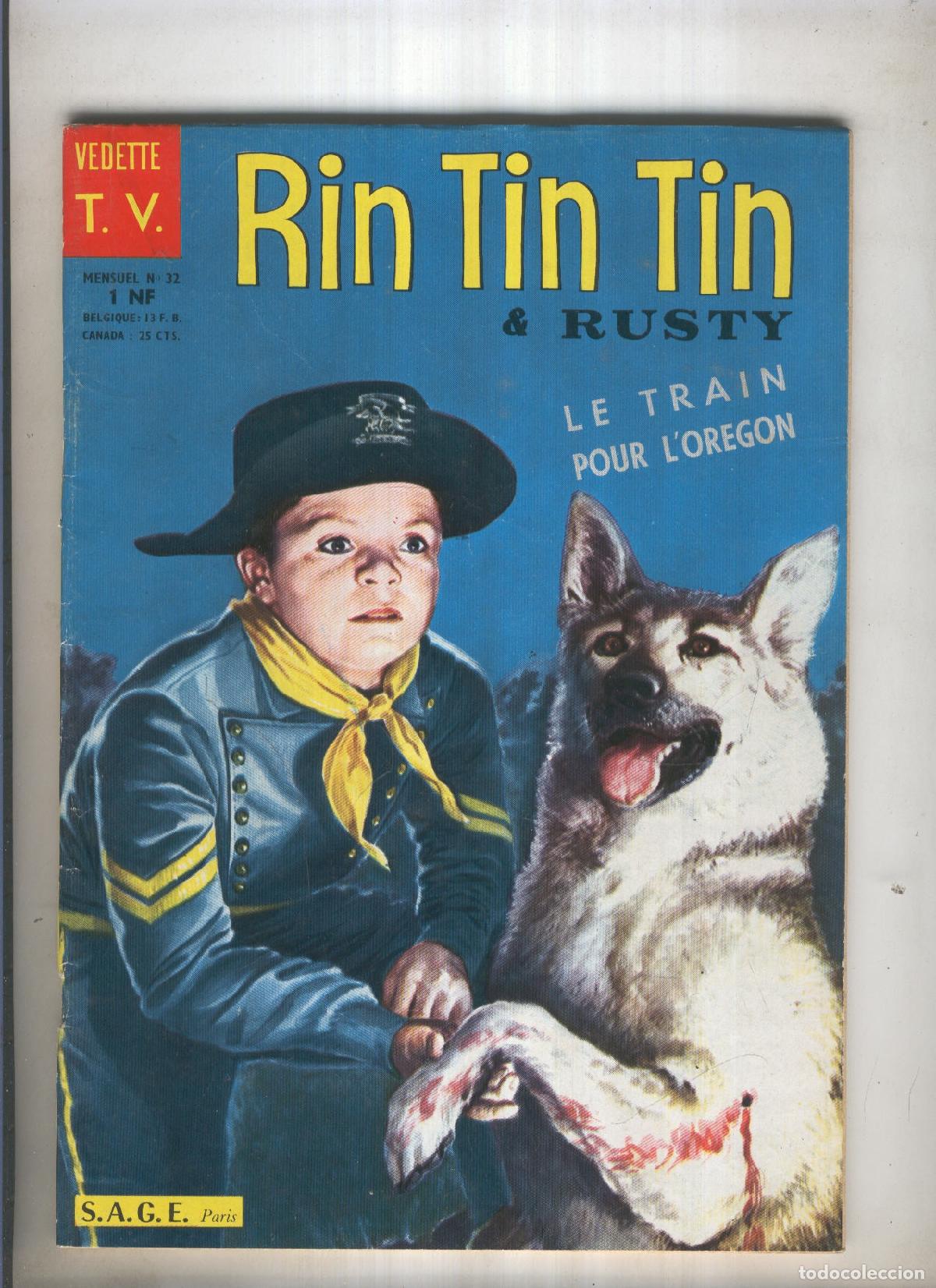 C&oacute;mics: RIN TIN TIN ET RUSTY Numero 032: Le train pour lOregon - VARIOS - Foto 1