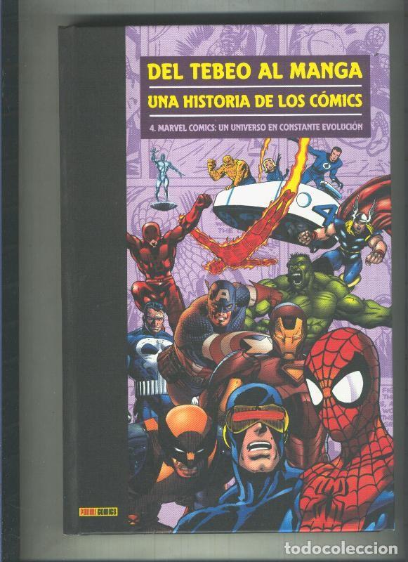 C&oacute;mics: Del tebeo al manga una historia de los comics numero 4: Marvel Comics - Varios