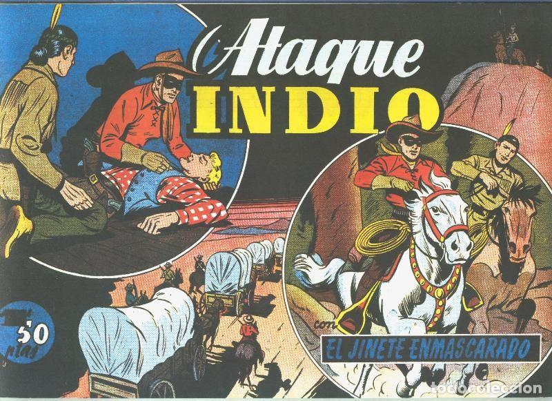 Comics: Lone Ranger: facsimil: El Llanero Solitario: Ataque indio - Flanders