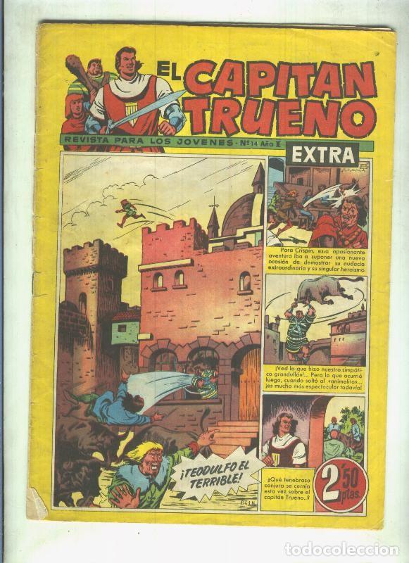 Comics: El Capitan Trueno Extra numero 014 (numerado 1 en trasera) - varios