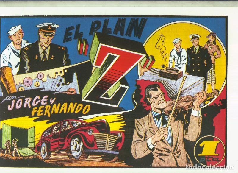 Comics: Facsimil: Jorge y Fernando serie la Marina: El plan Z - Lyman Young