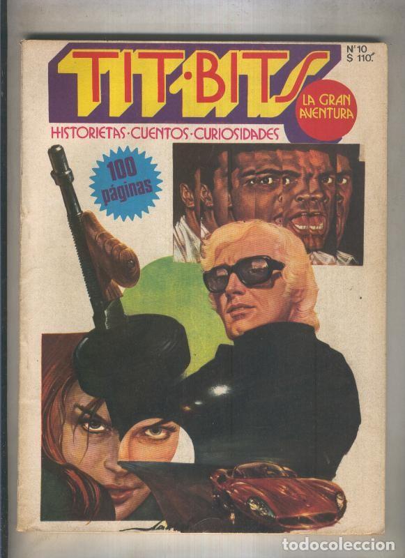 C&oacute;mics: Tit Bits numero 010: Mandrafina, Aldo di Gennaro, Repetto, Ernesto Garcia, etc - varios