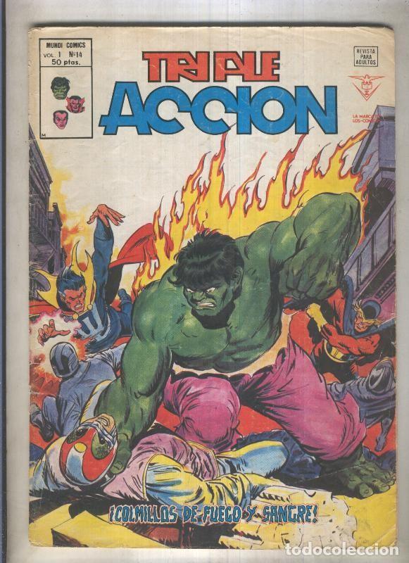 C&oacute;mics: Triple Accion numero 14 (numerado 2 en trasera) - Varios - Foto 1