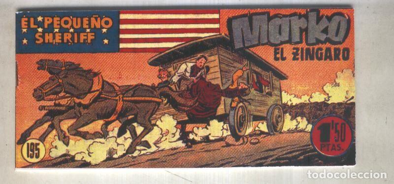 Fumetti: El Peque&ntilde;o Sheriff facsimil numero 195: Marko el zingaro - Zuffi