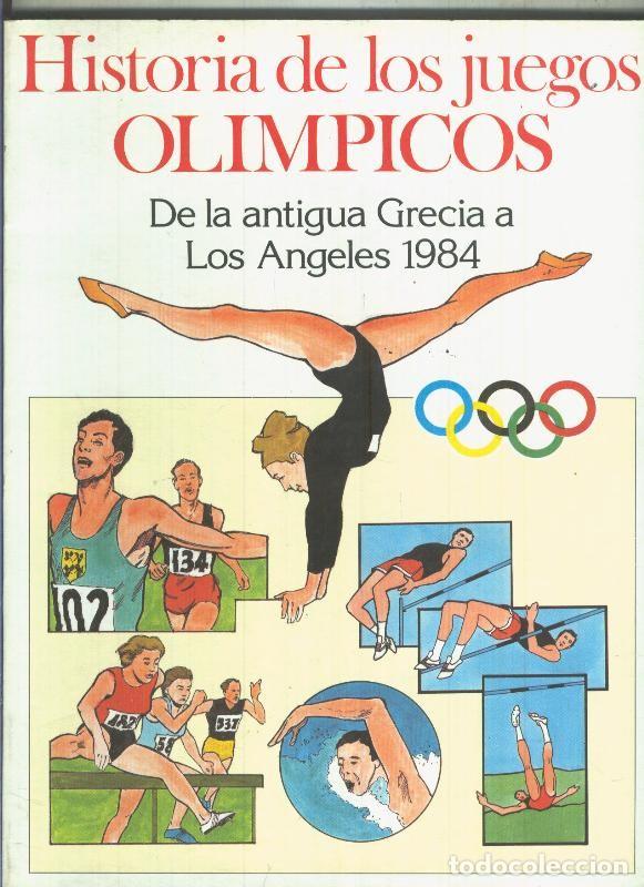 C&oacute;mics: Historia de los juegos olimpicos: de la antigua grecia a los angeles 1984 - varios