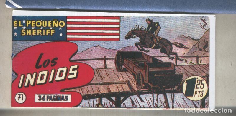 C&oacute;mics: El Peque&ntilde;o Sheriff facsimil numero 071: Los indios - Zuffi - Foto 1