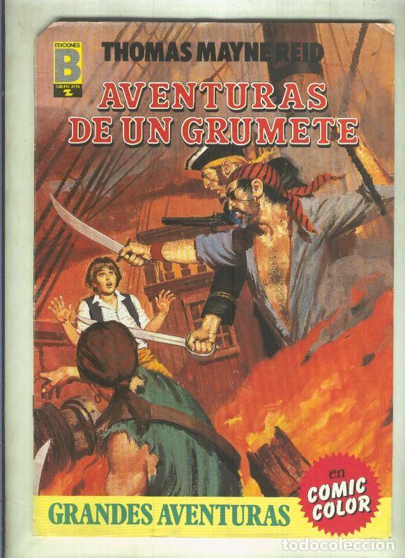 C&oacute;mics: Grandes Aventuras en comic color numero 07: Aventuras de un grumete - Thomas Mayne Reid - Tomas Port