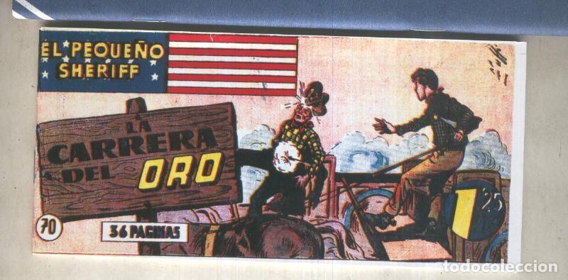 Fumetti: El Peque&ntilde;o Sheriff facsimil numero 070: La carrera del oro - Zuffi