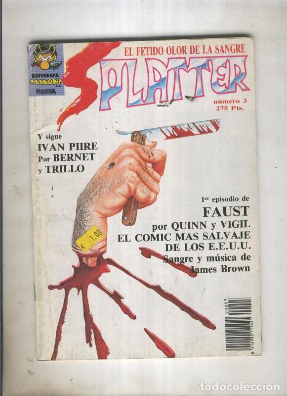 Comics: Splatter numero 3 - varios