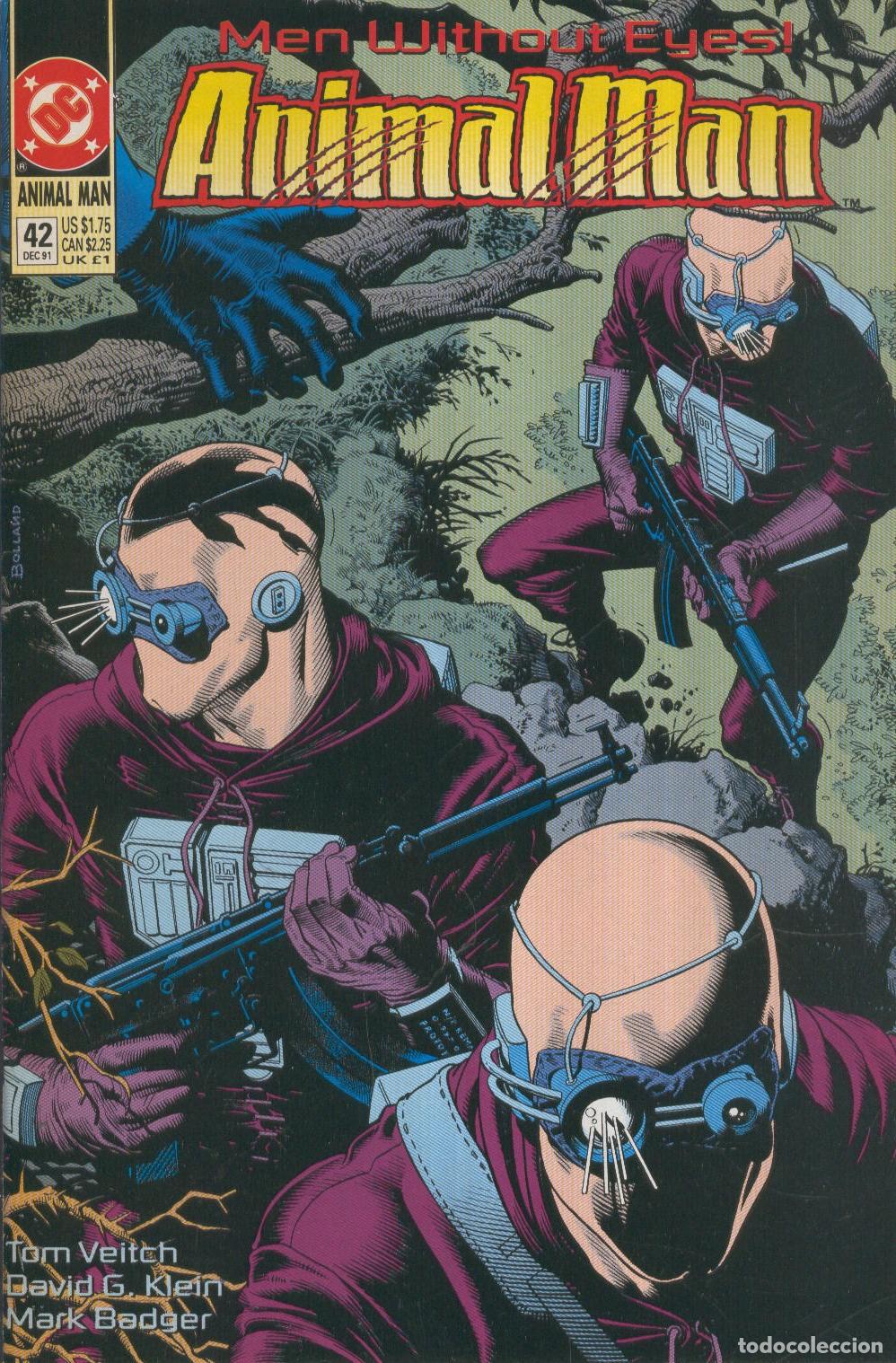 Comics : ANIMAL MAN Vol.1 numero 42: Men without eyes - David G Klein
