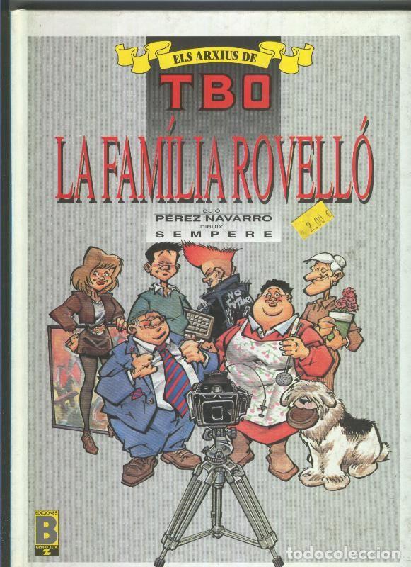 Comics: Els Arxius de TBO volumen 3: La familia Rovello (numerado 1 en interior cubierta) - Perez Navarro y